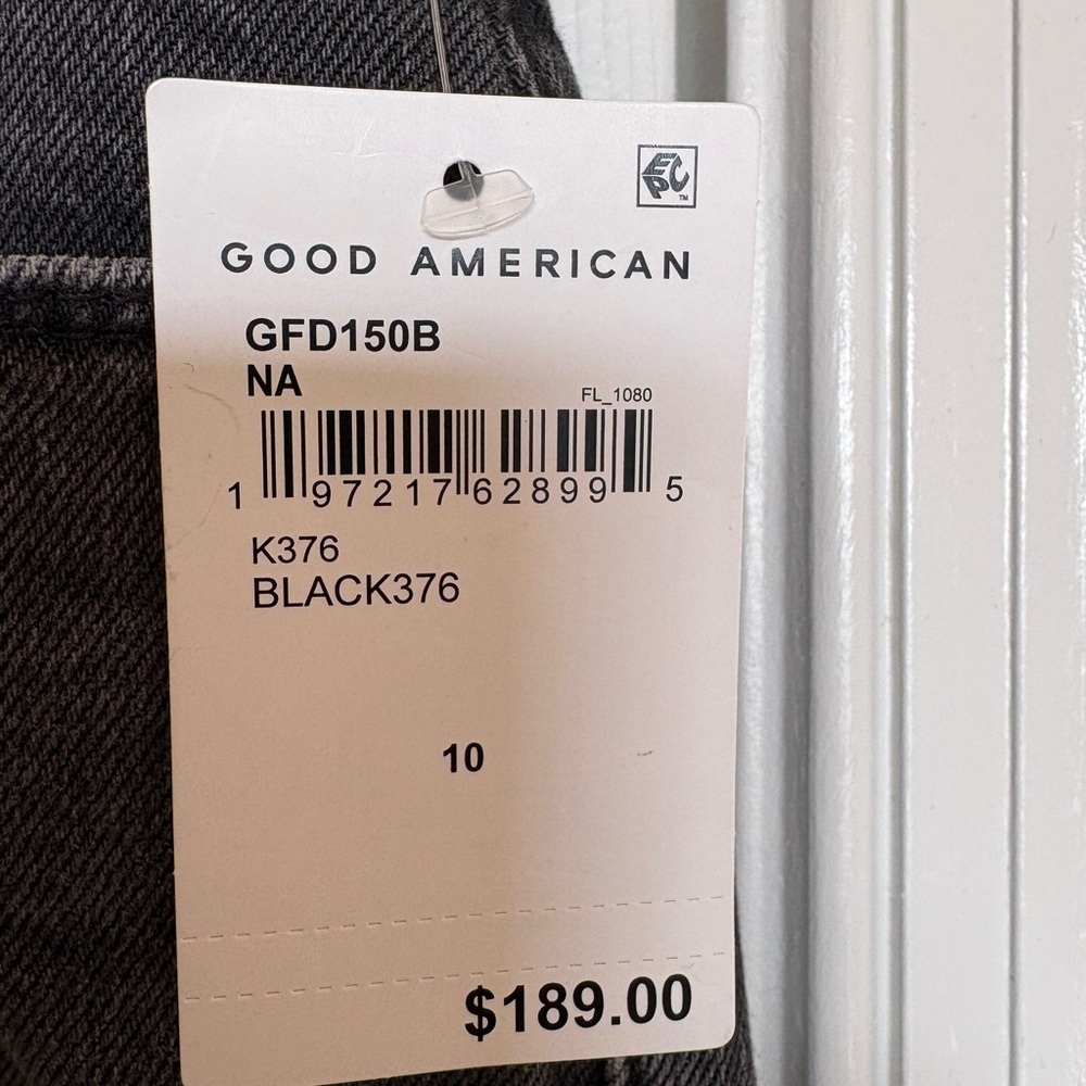 Good American- Good Icon Straight Diamond Jeans - Picture 5 of 6